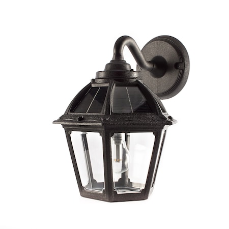 Gama Sonic Polaris Solar Wall Light, Black 177010